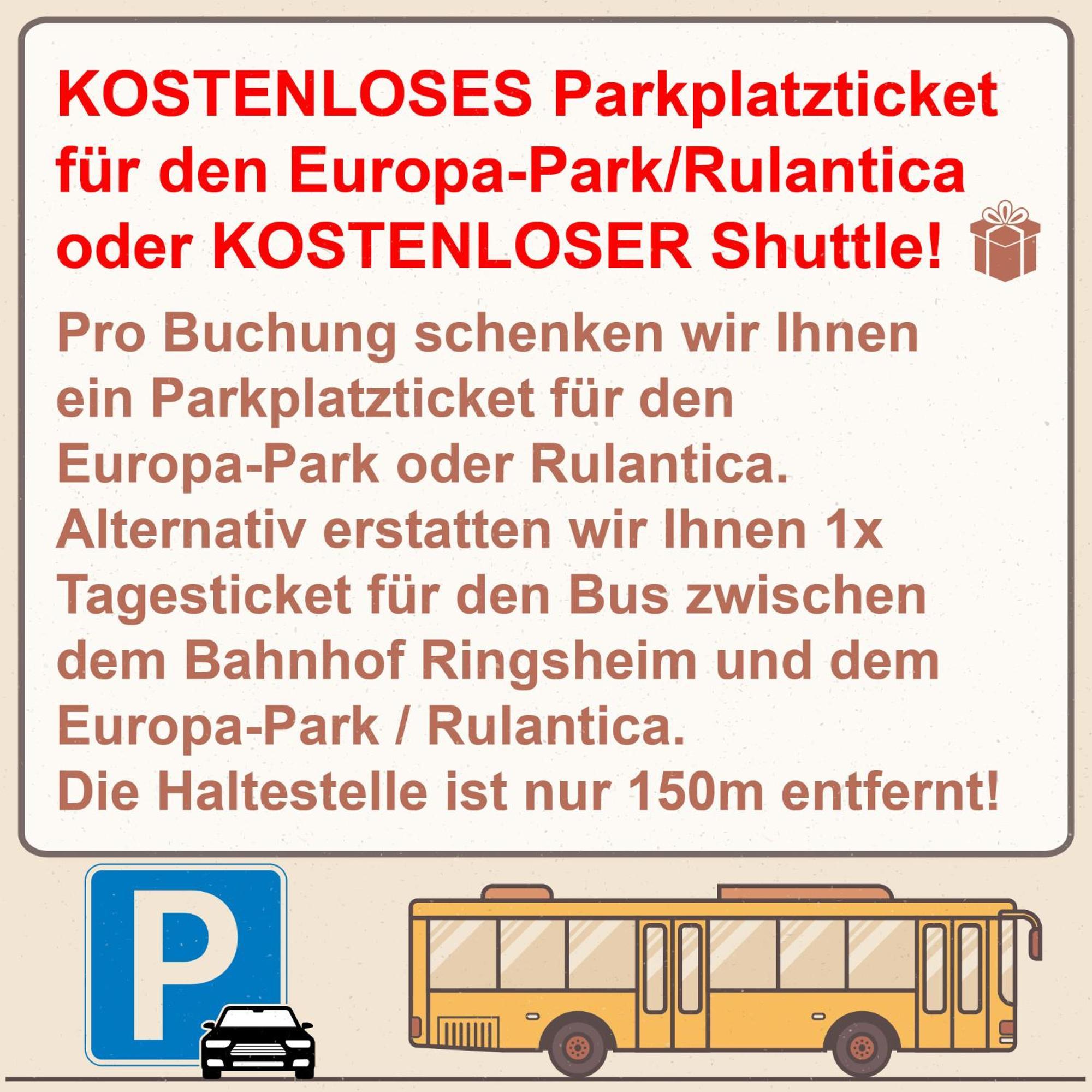 Hotel Sunparc - Shuttle Zum Europa-Park Rust 4Km & Rulantica 2Km Ringsheim Exterior foto